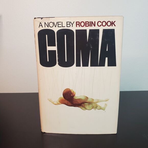Coma A Novel Robin Cook 1977 Book Club Edition Hardcover DJ Little Brown BCE - Picture 1 of 16